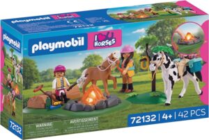 Playmobil -Balade à Cheval et Feu de Camp