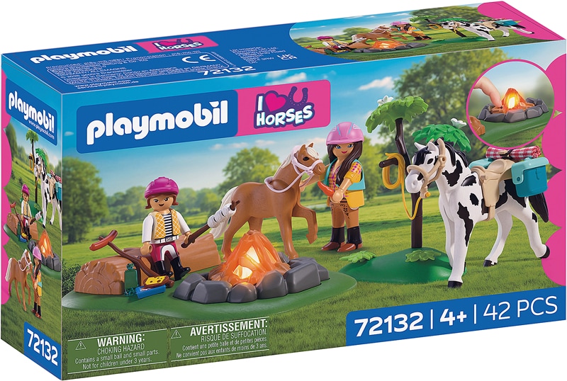 Playmobil -Balade à Cheval et Feu de Camp