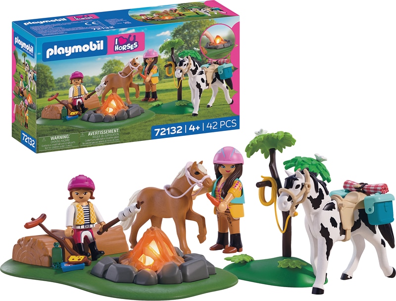 Playmobil -Balade à Cheval et Feu de Camp – Image 2